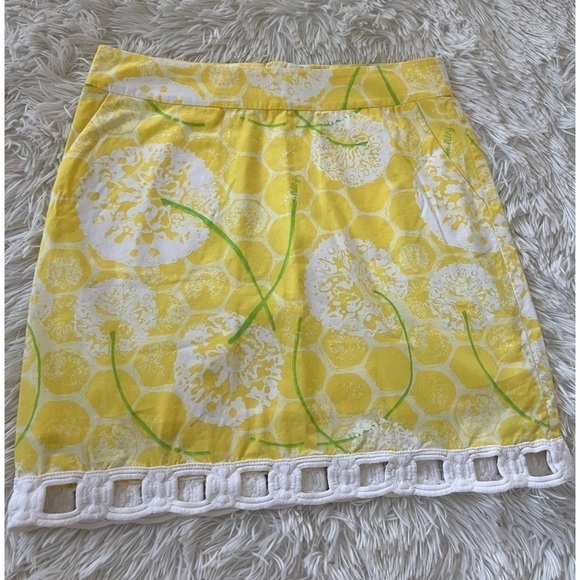 Lilly Pulitzer Dandelion Skirt - size 0 - Picture 1 of 7